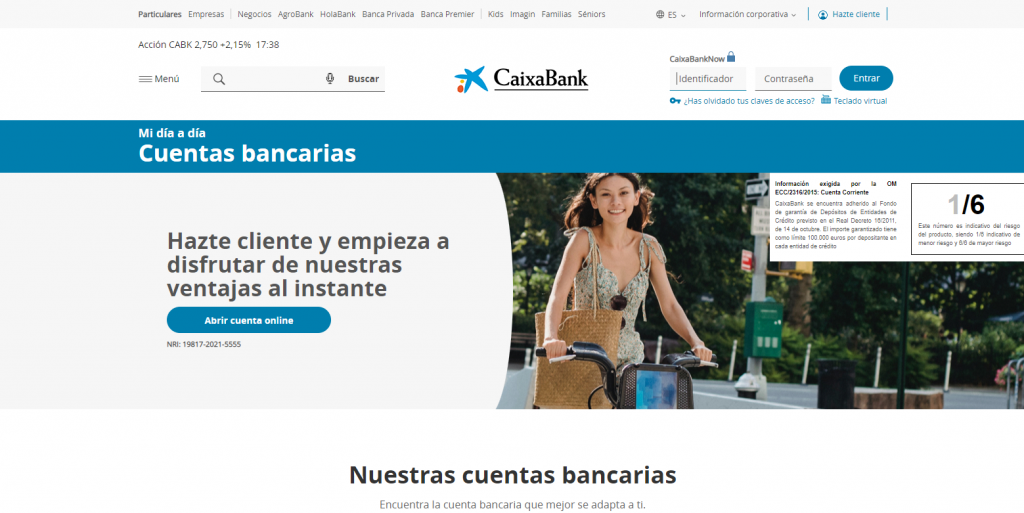 Conoce en esta publicación la cuenta de pago básica de Caixabank