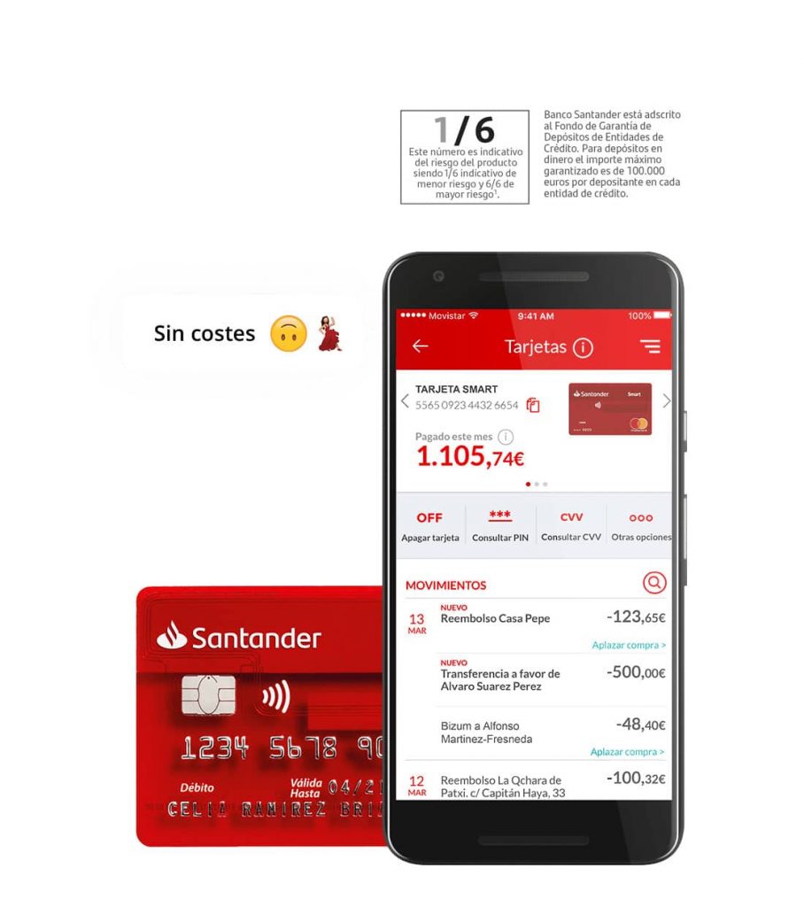 Opera de forma Inteligente con la cuenta Smart de Santander