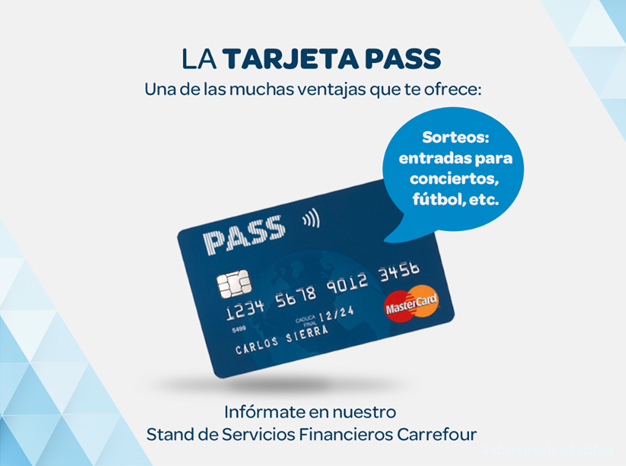 Descubre más de los beneficios de la tarjeta PASS Carrefour
