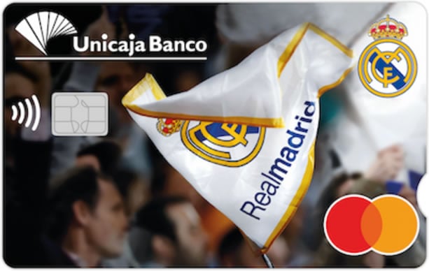 personaliza tu tarjeta de crédito Unicaja Real Madrid